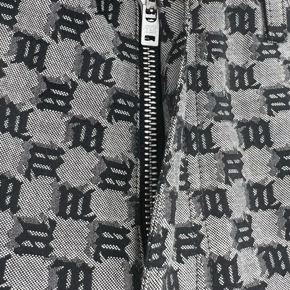 MISBHV Monogram Jacquard Canvas Mini‎ Shorts Sz L